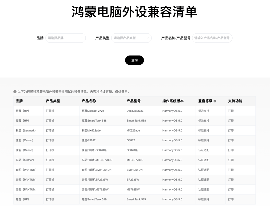 全面適配新生態，隨心協作更順手——最新鴻蒙外設兼容清單正式上線